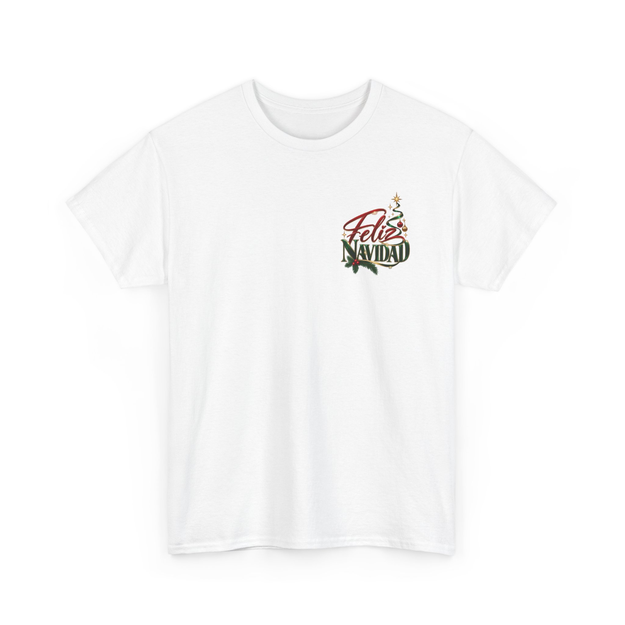 Feliz Navidad Christmas Tee - Image 5