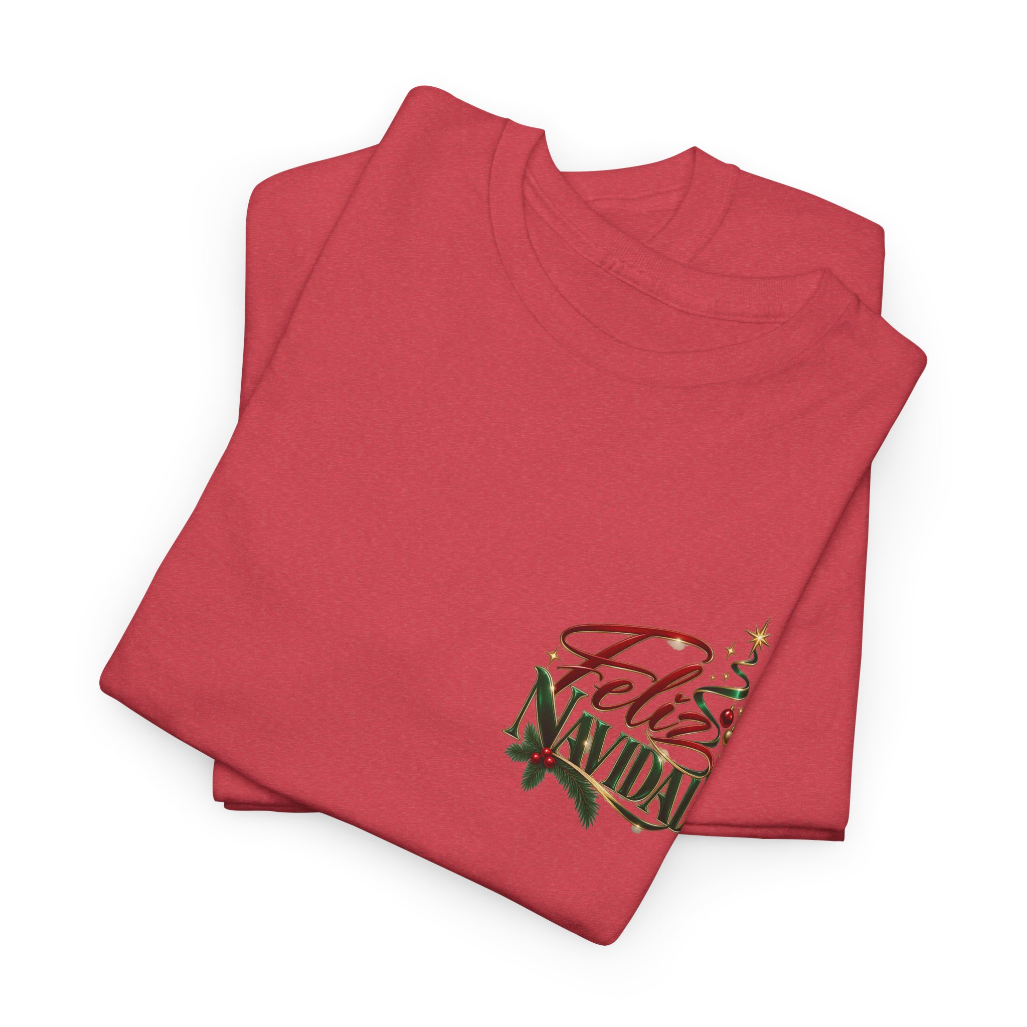 Feliz Navidad Christmas Tee - Image 3