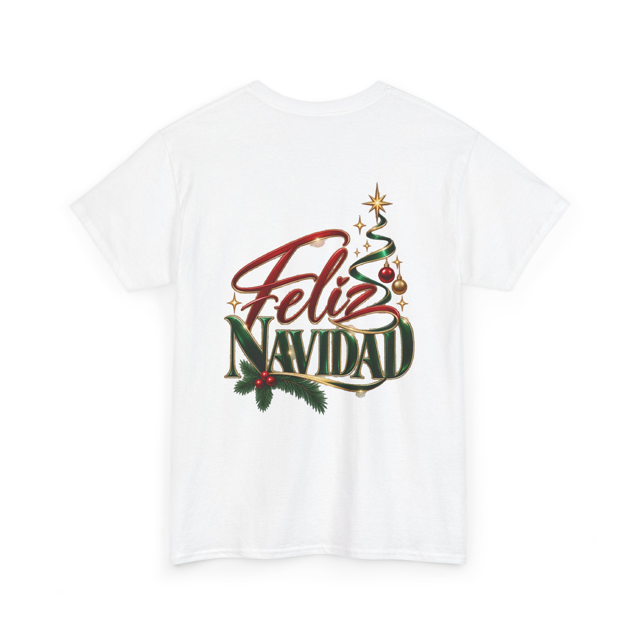 Feliz Navidad Christmas Tee - Image 6