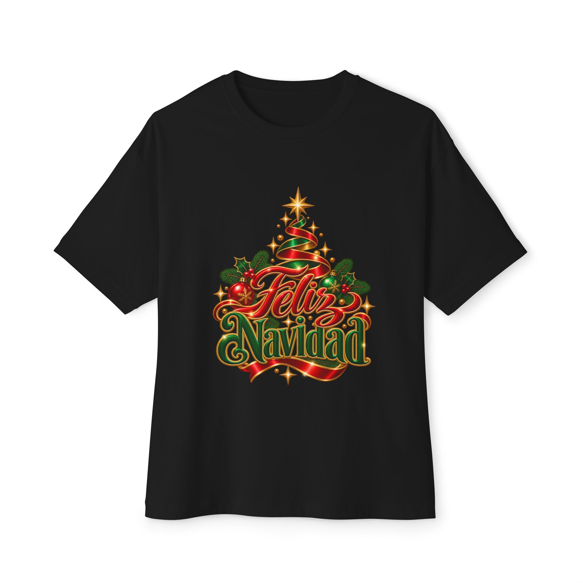Feliz Navidad Christmas Tee - Image 9